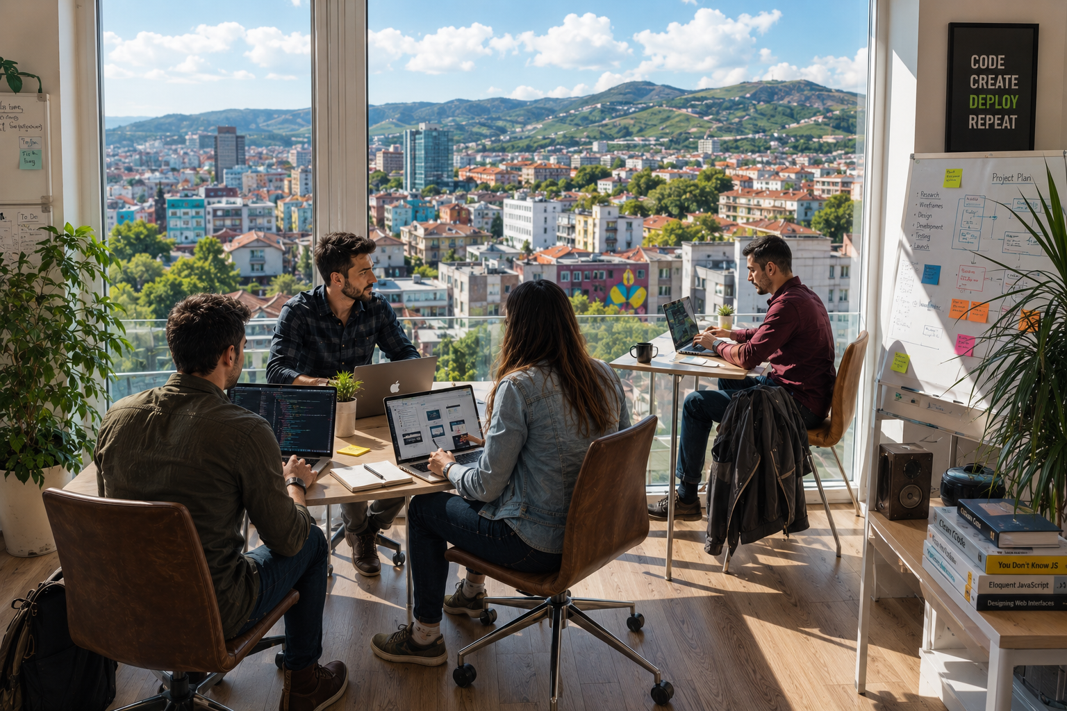  The development center in Tirana